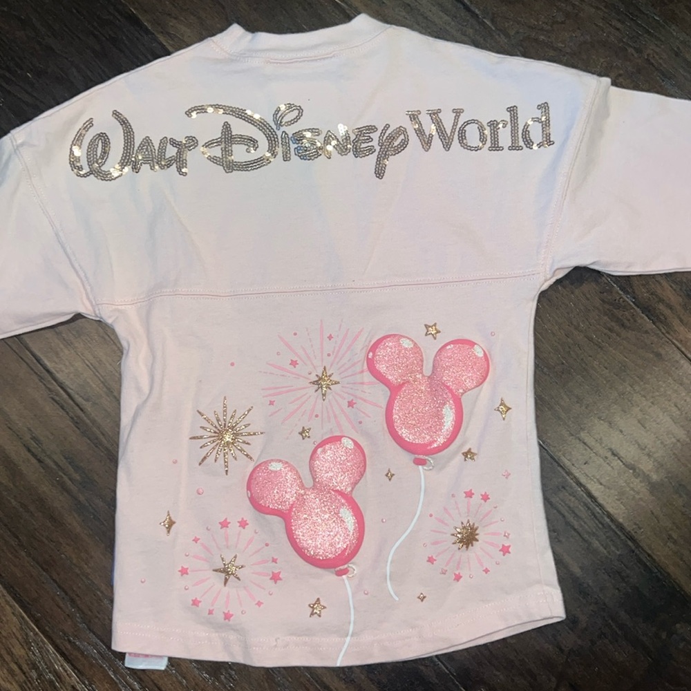 Walt Disney World, long sleeve shirt XS 4 little girl - Picture 2 of 2